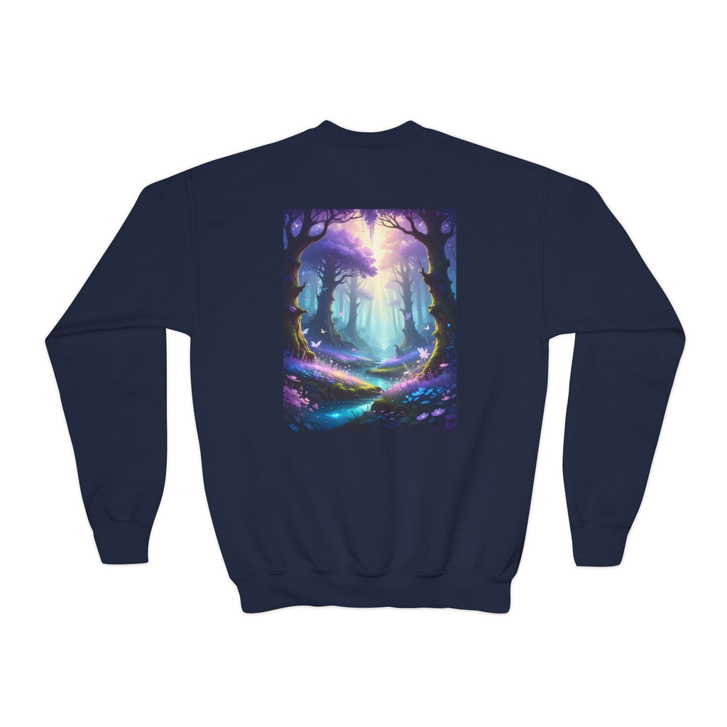 Enchanted Forest Youth Crewneck Sweatshirt