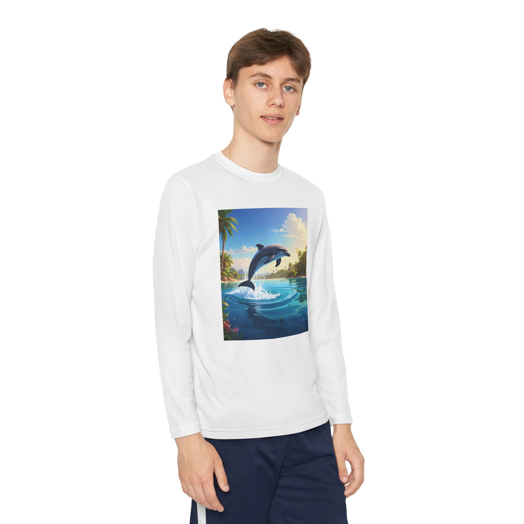 Dolphin Youth Long Sleeve Competitor Tee