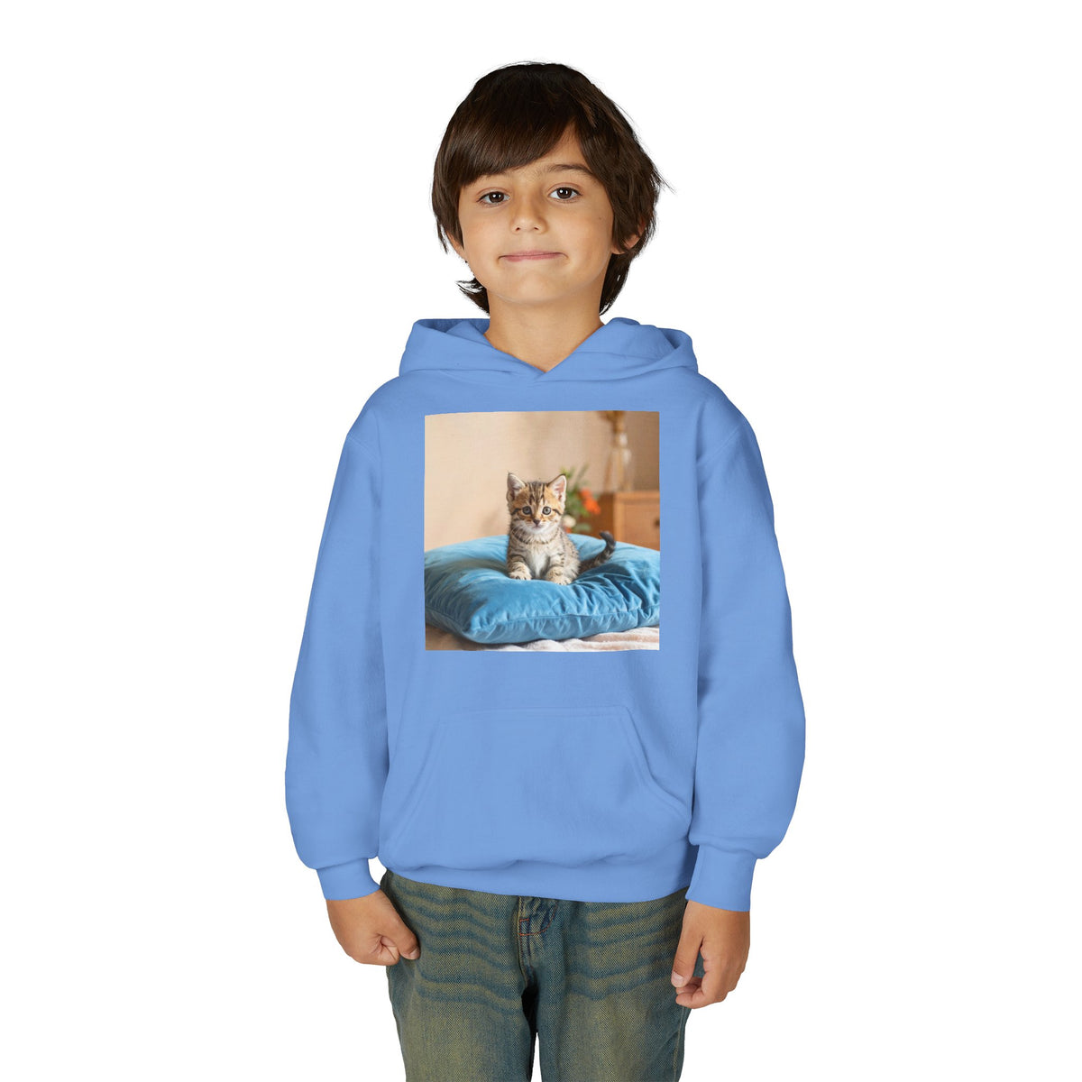 Kitten Youth Heavy Blend Hooded Sweatshirt