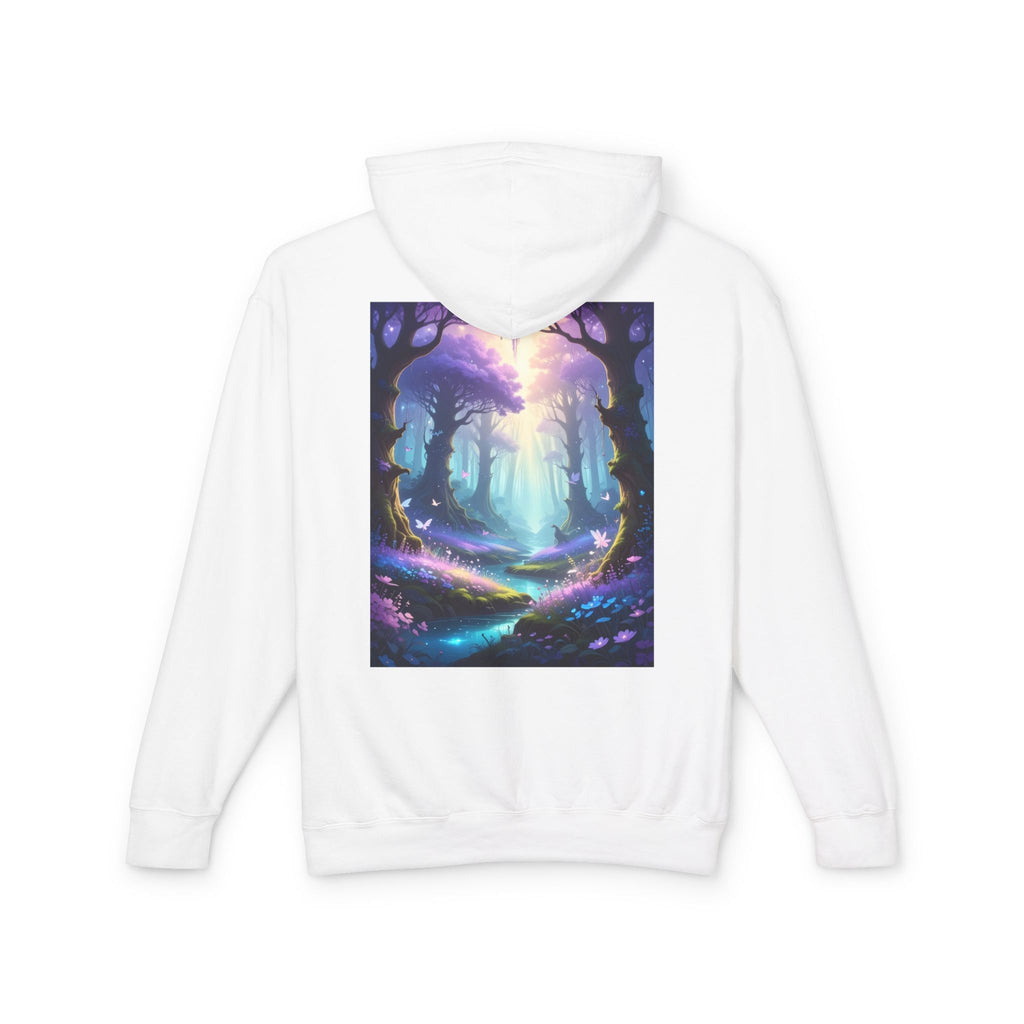 Magical Forest Hoodie — Ethereal Woodland Path Graphic Sweatshirt