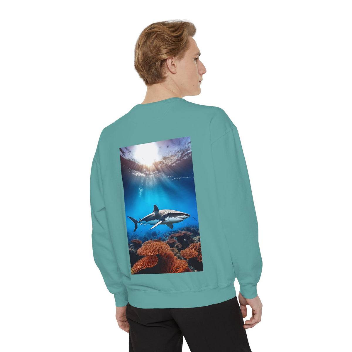 Shark Ocean Scene Sweatshirt