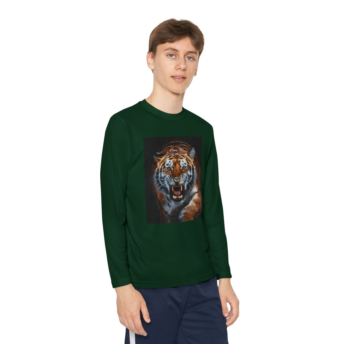 Tiger Youth Long Sleeve Competitor Tee