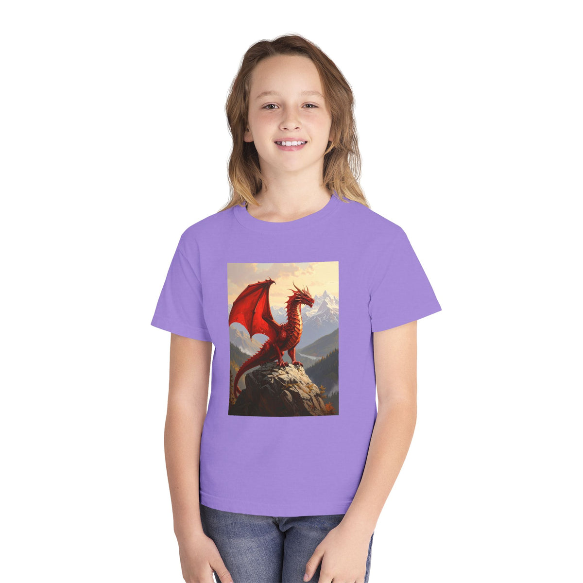 Red Dragon Youth Midweight Tee