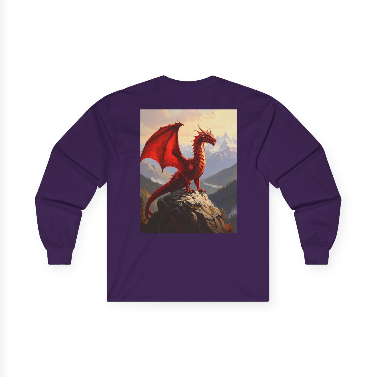 Red Dragon Mountain Long Sleeve Tee