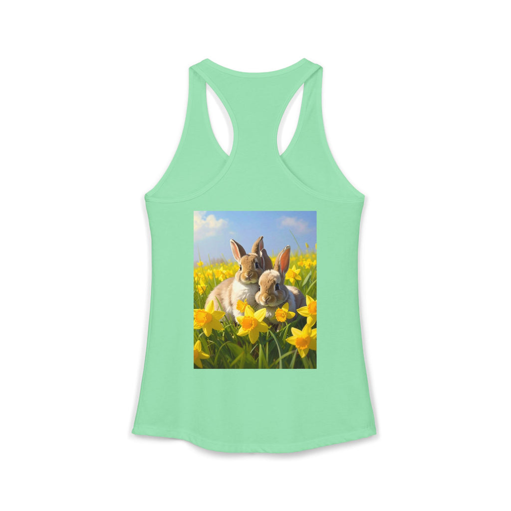 Bunnies-Women's Ideal Racerback Tank