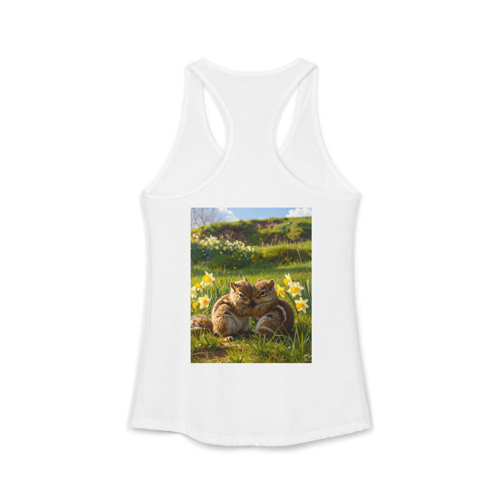 Chipmunks-Women's Ideal Racerback Tank