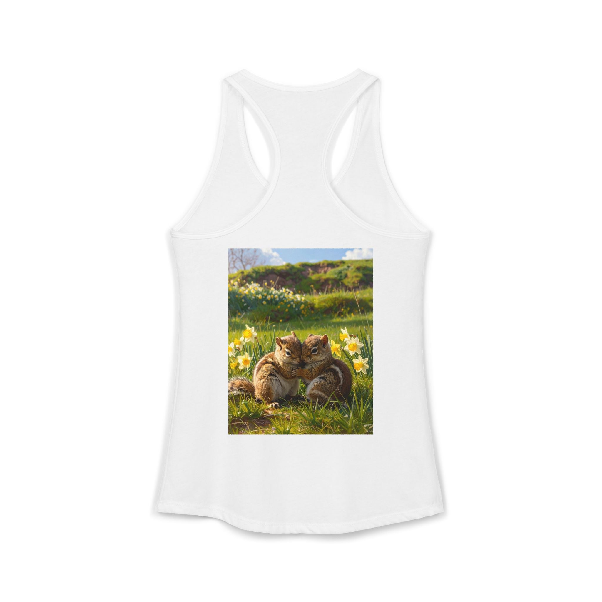 Chipmunks-Women's Ideal Racerback Tank