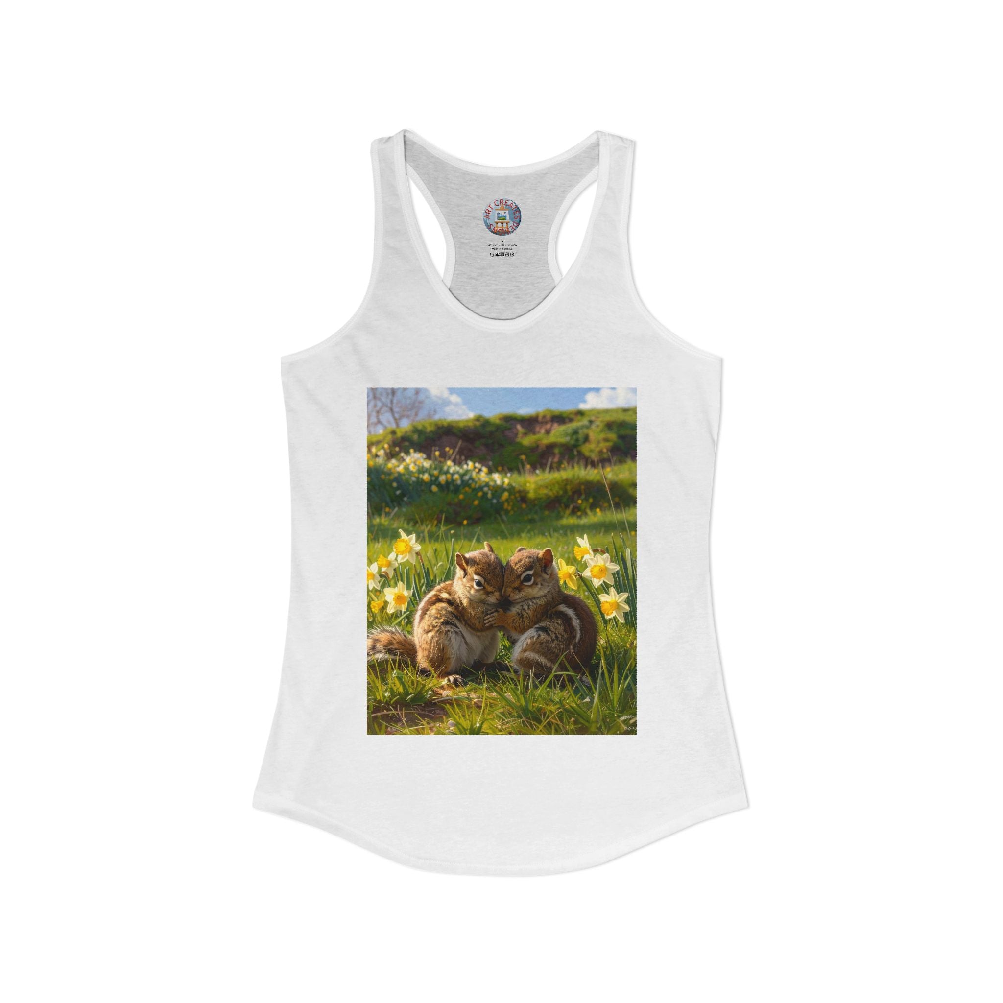 Chipmunks-Women's Ideal Racerback Tank