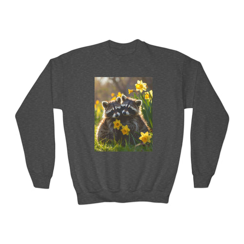 Baby Racoons Youth Crewneck Sweatshirt