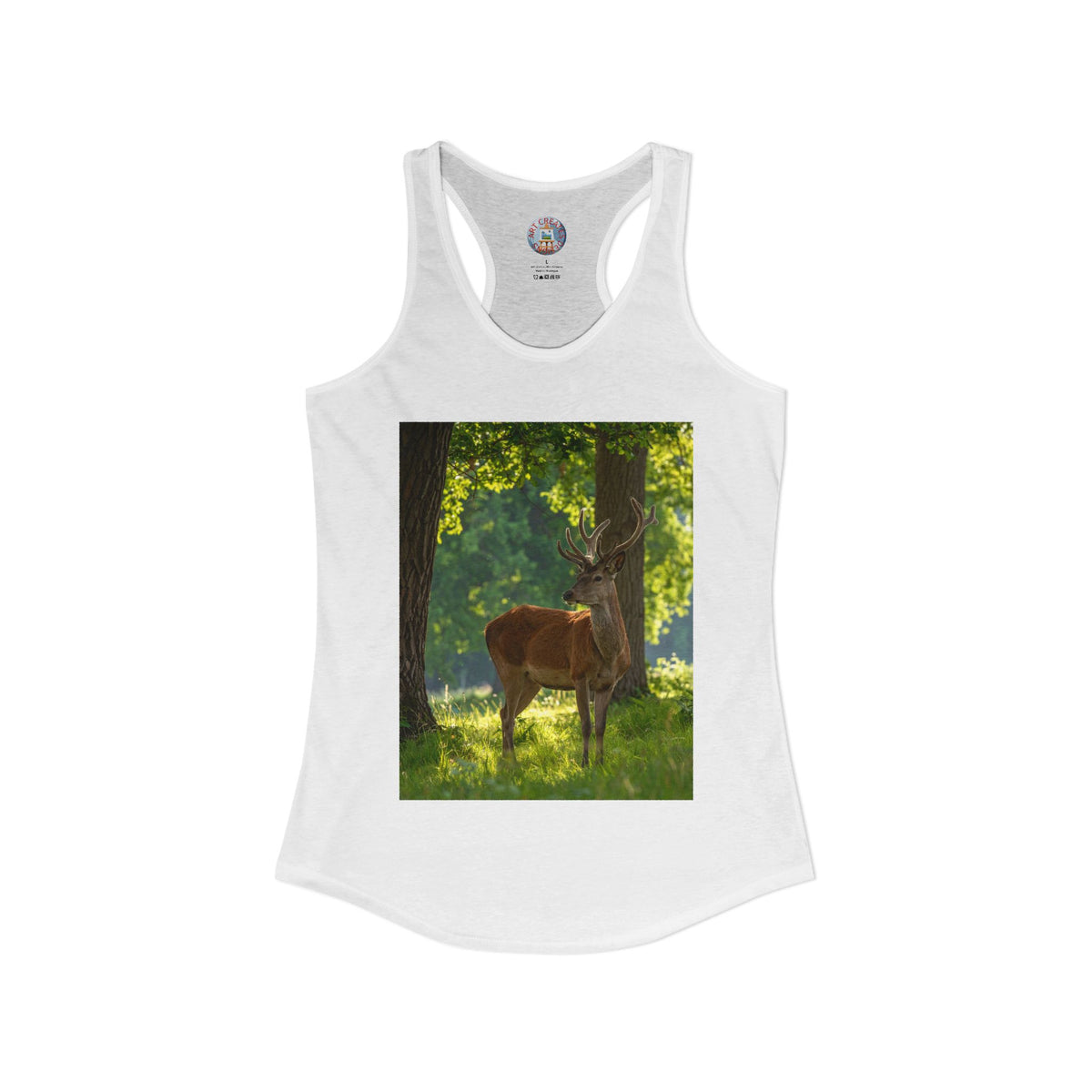 Deer-Women's Ideal Racerback Tank