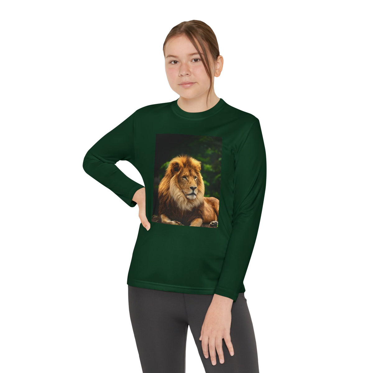 Lion Youth Long Sleeve Competitor Tee