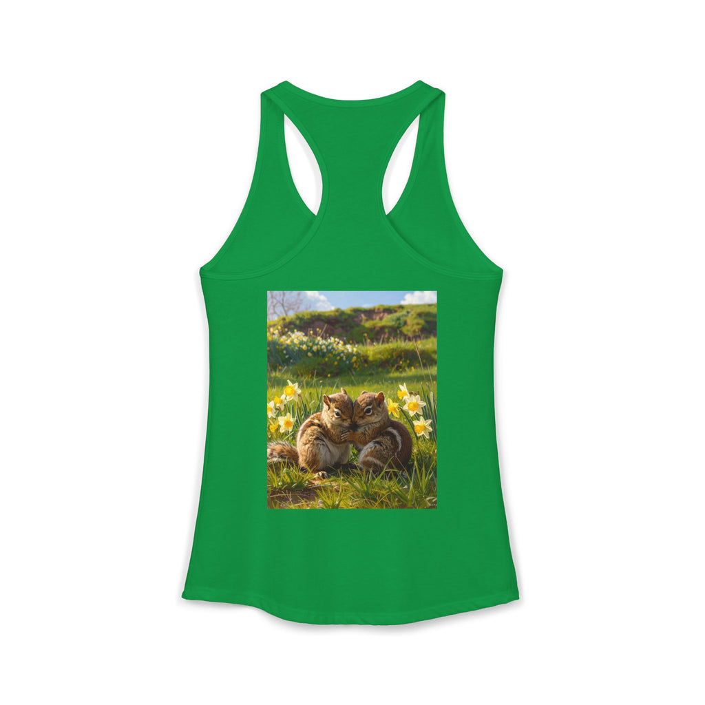 Chipmunks-Women's Ideal Racerback Tank
