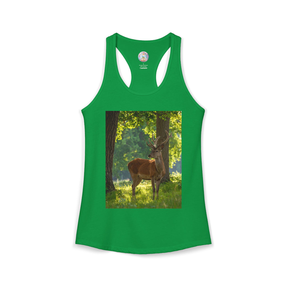 Deer-Women's Ideal Racerback Tank