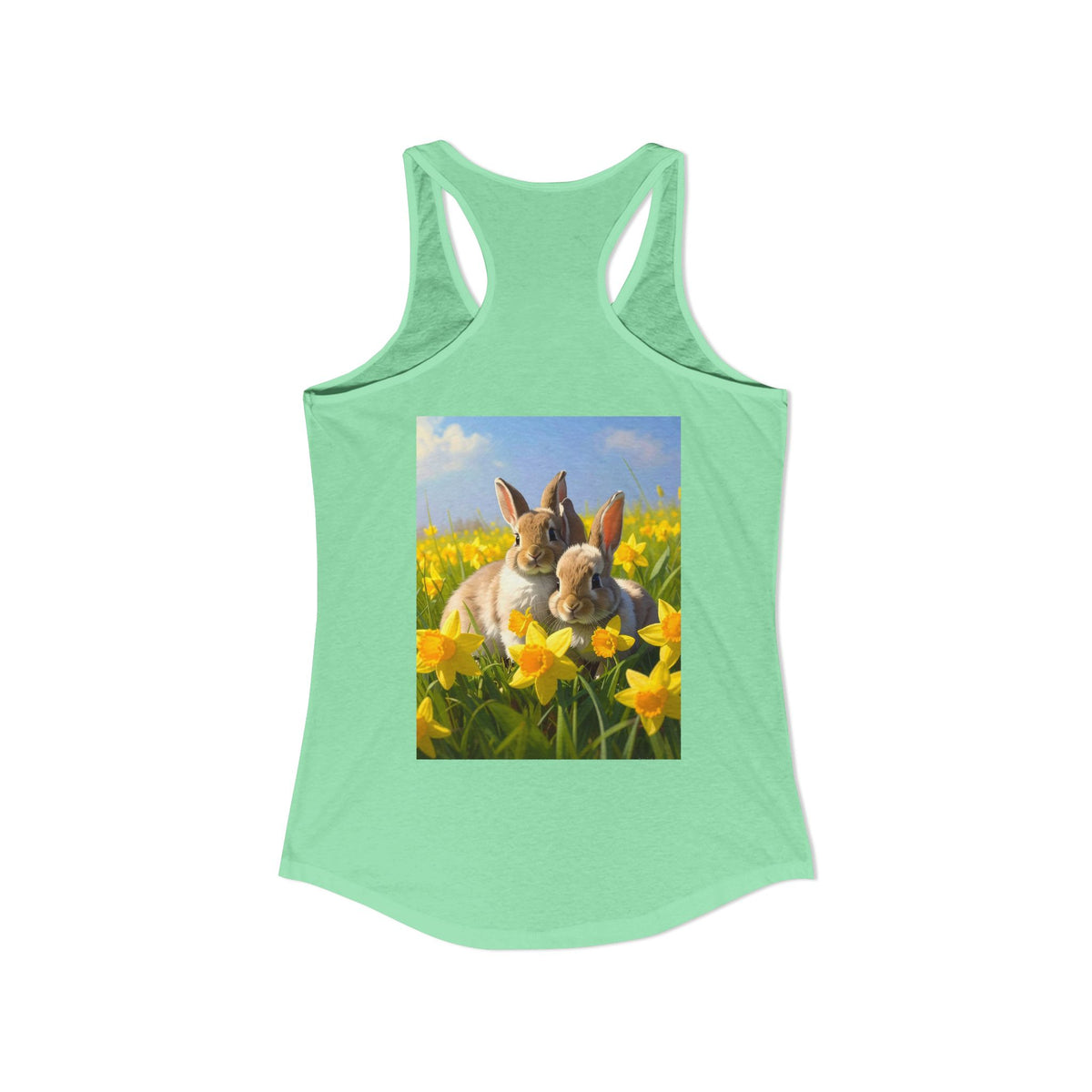 Bunnies-Women's Ideal Racerback Tank