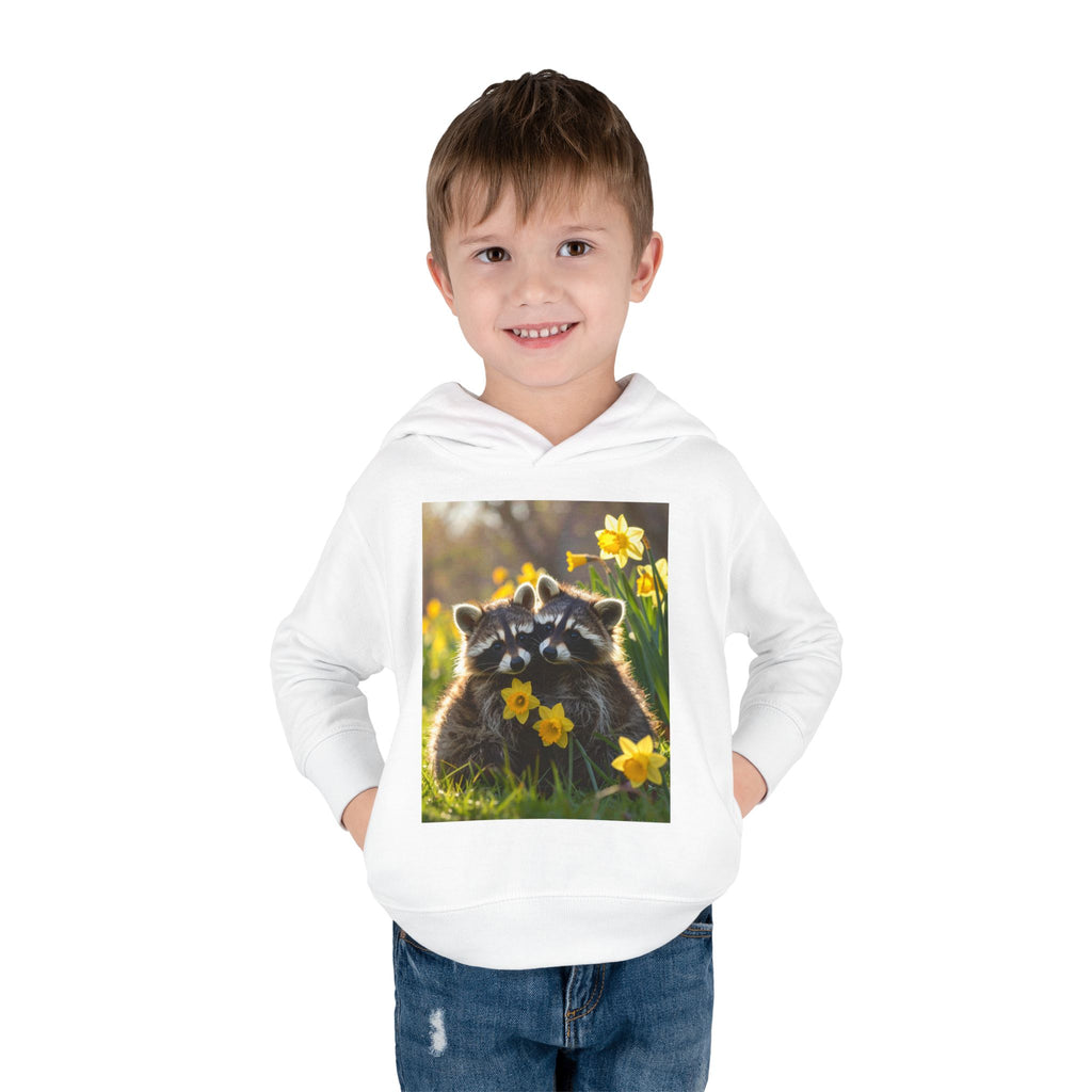 Baby Racoons Toddler Pullover Fleece Hoodie