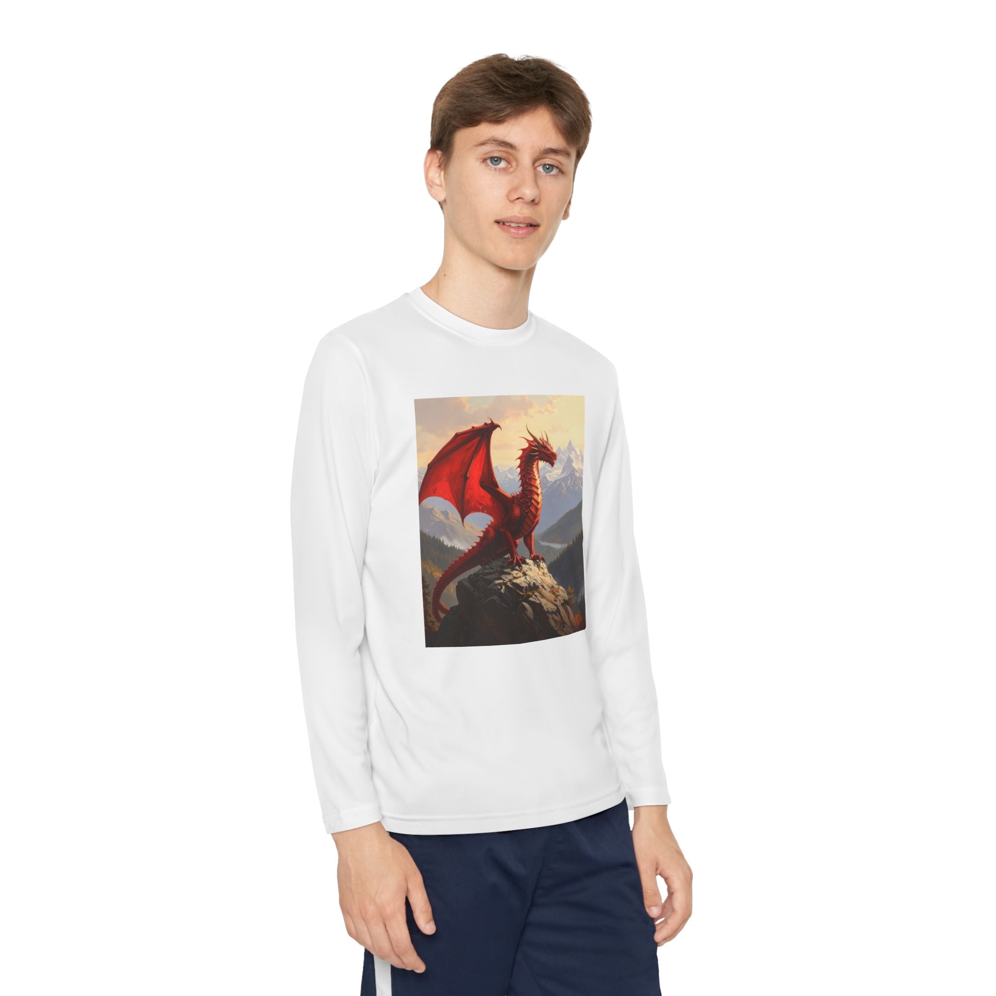 Red Dragon Youth Long Sleeve Competitor Tee