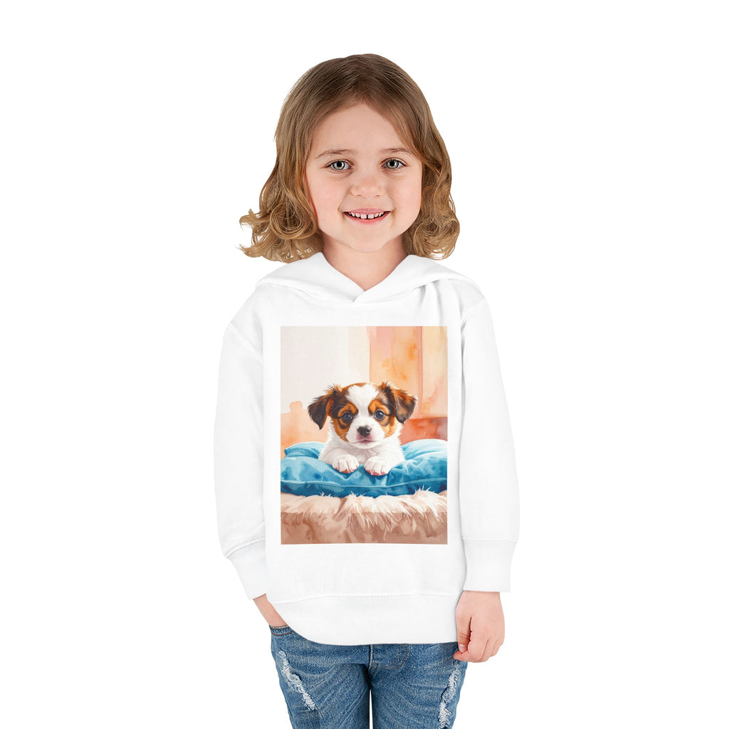 Puppy Toddler Pullover Fleece Hoodie