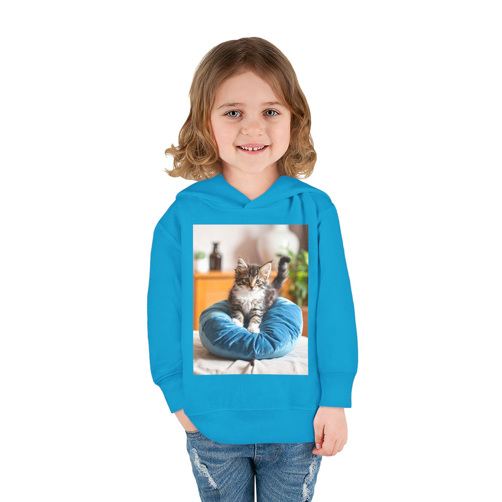 Kitten Toddler Pullover Fleece Hoodie