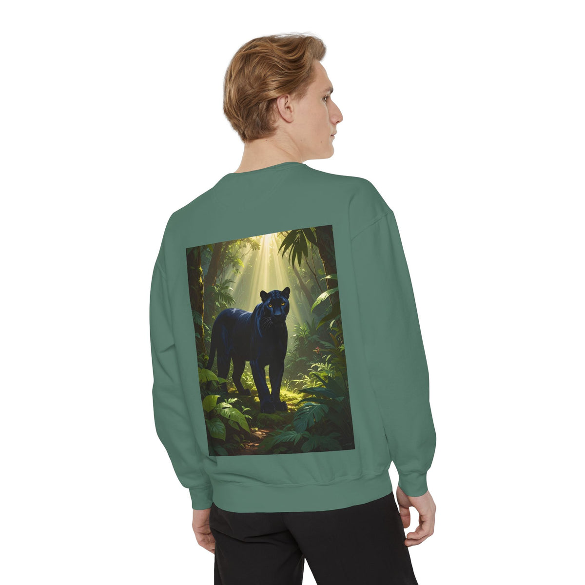 Panther in Sunlit Jungle Sweatshirt