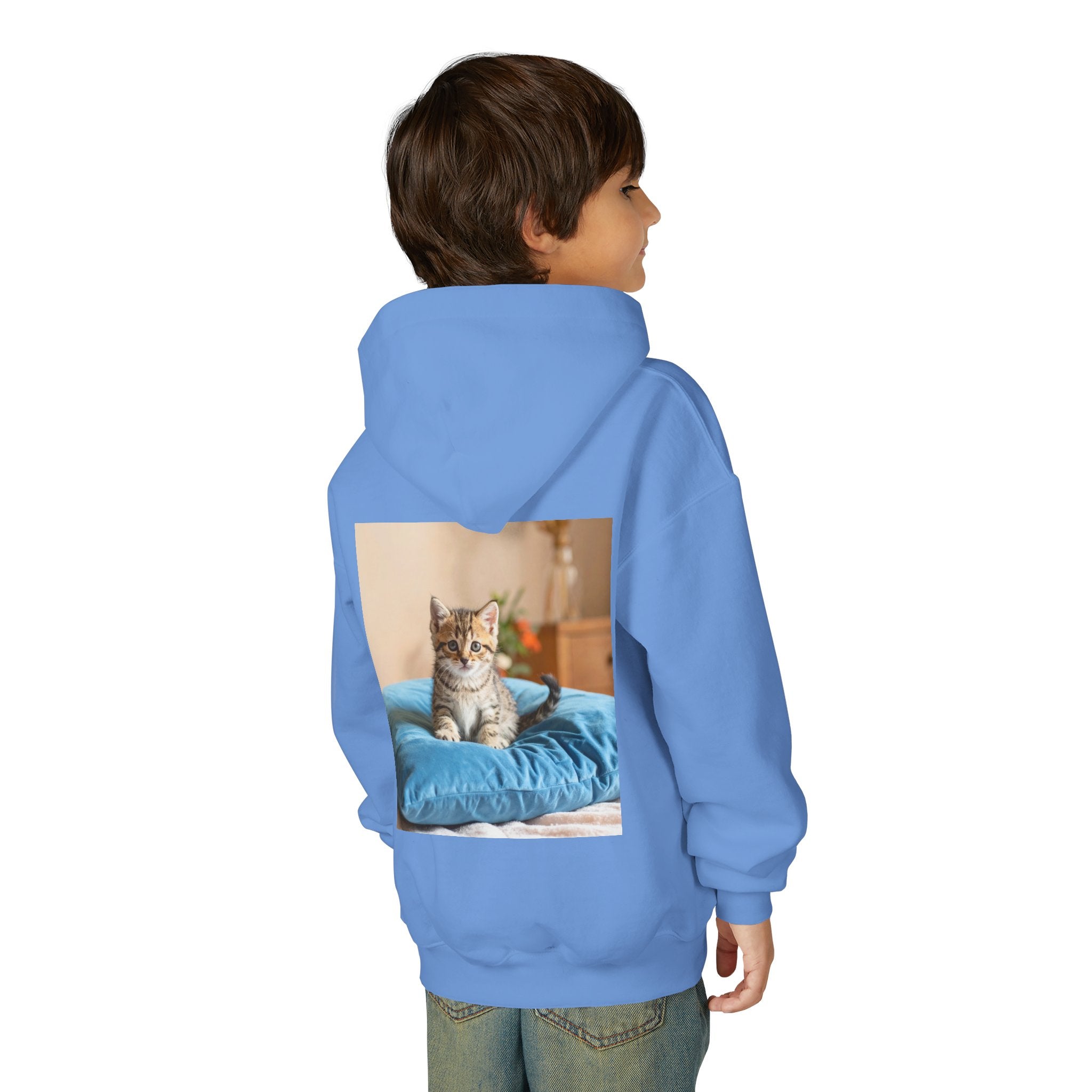 Kitten Youth Heavy Blend Hooded Sweatshirt