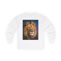Lion Portrait Long Sleeve Tee — Majestic Wildlife Graphic Shirt