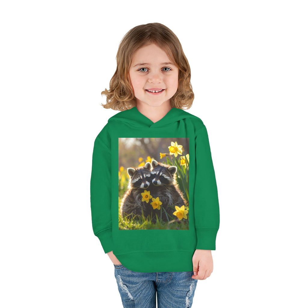 Baby Racoons Toddler Pullover Fleece Hoodie