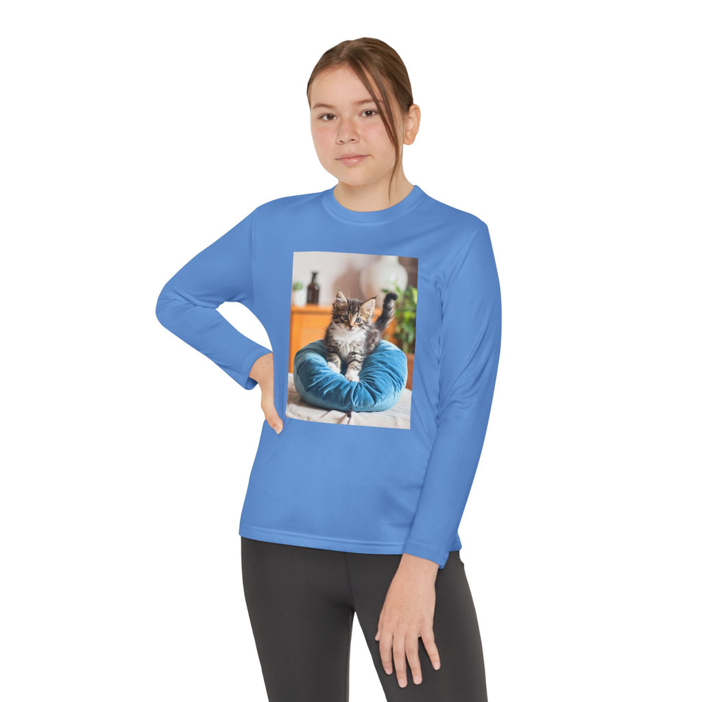 Kitten Youth Long Sleeve Competitor Tee