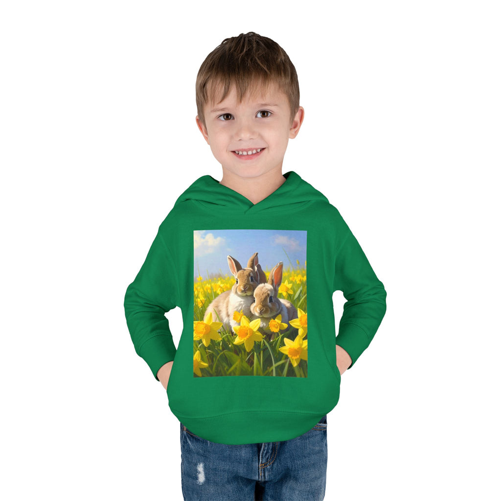 Bunnies Toddler Pullover Fleece Hoodie