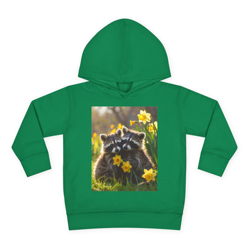 Baby Racoons Toddler Pullover Fleece Hoodie