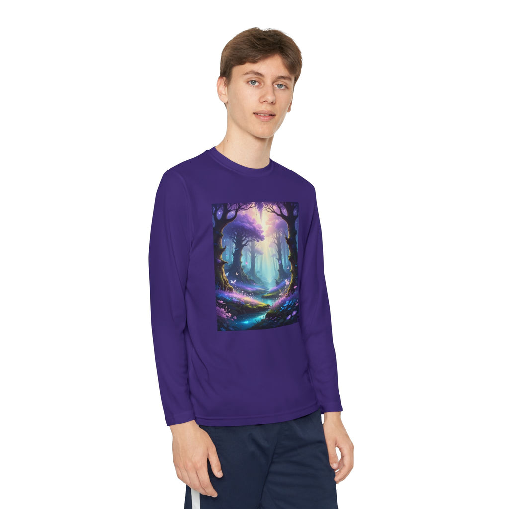 Enchanted Forest Youth Long Sleeve Competitor Tee