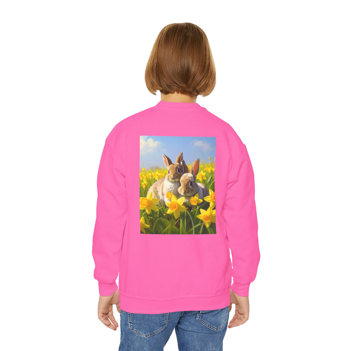 Bunnies Youth Crewneck Sweatshirt