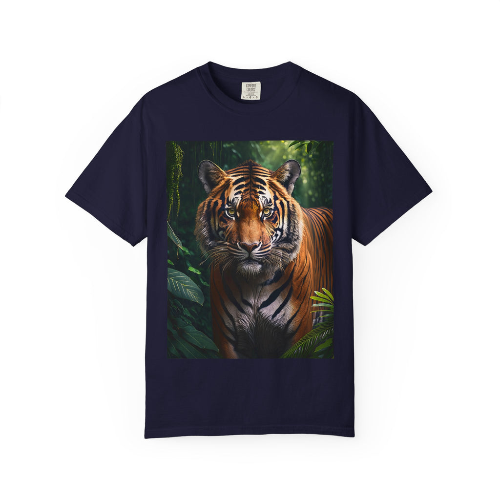 Tiger Portrait Graphic T-Shirt — Jungle Wildlife Tee