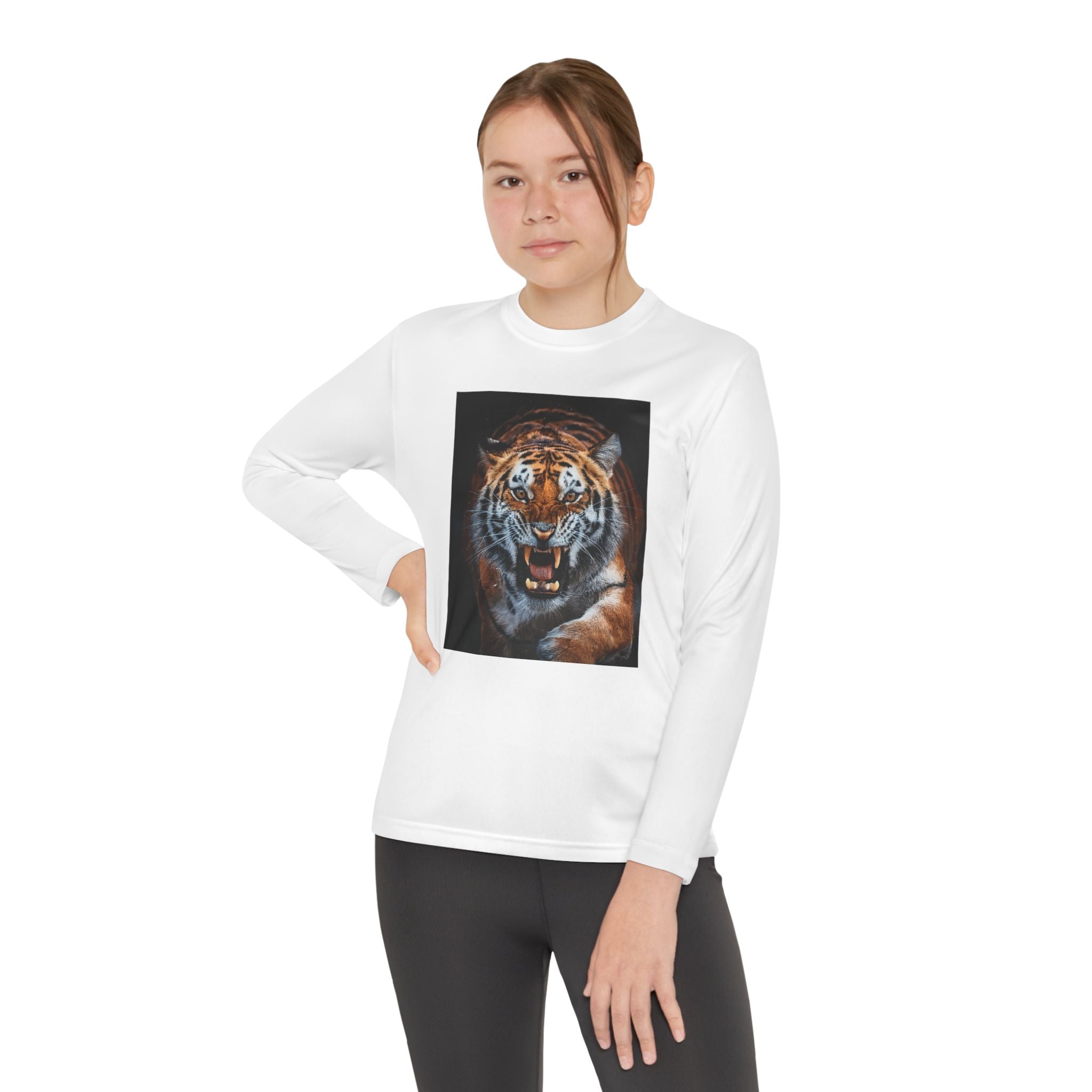 Tiger Youth Long Sleeve Competitor Tee