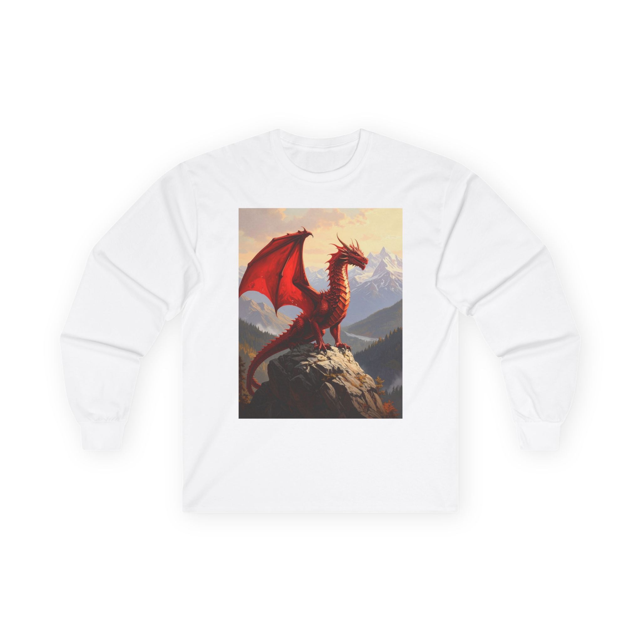 Red Dragon Mountain Long Sleeve Tee