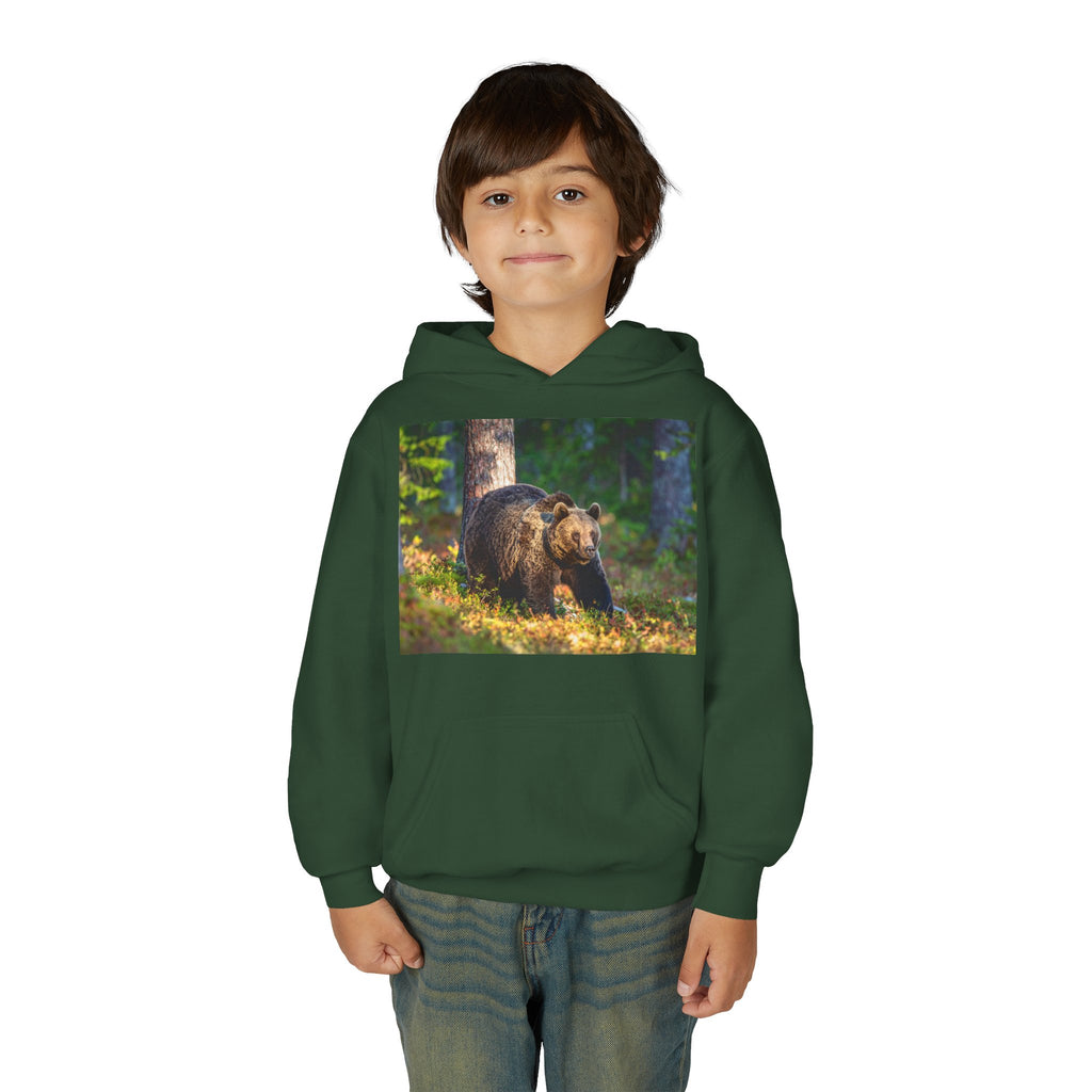 Bear Youth Heavy Blend Hooded Sweatshirt