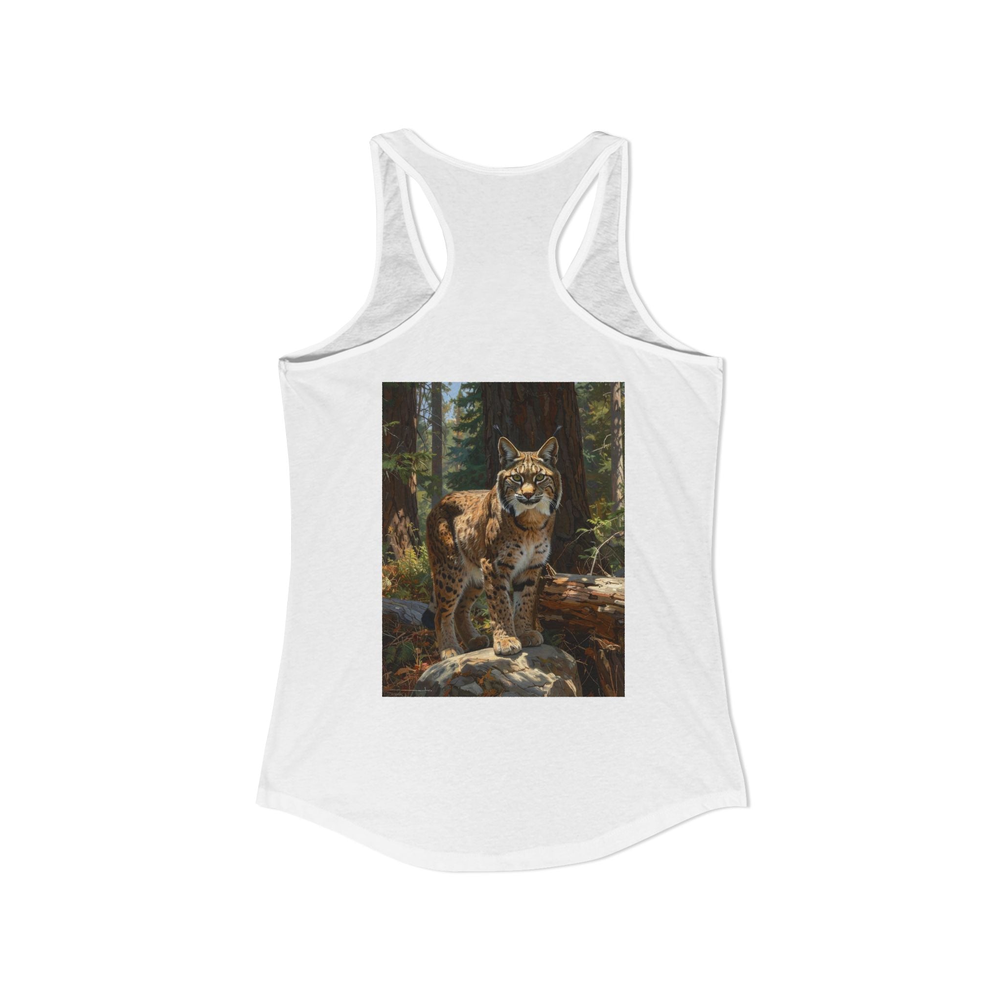 Bobcat-Women's Ideal Racerback Tank