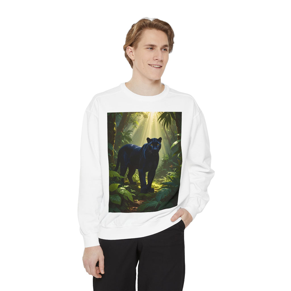 Panther in Sunlit Jungle Sweatshirt