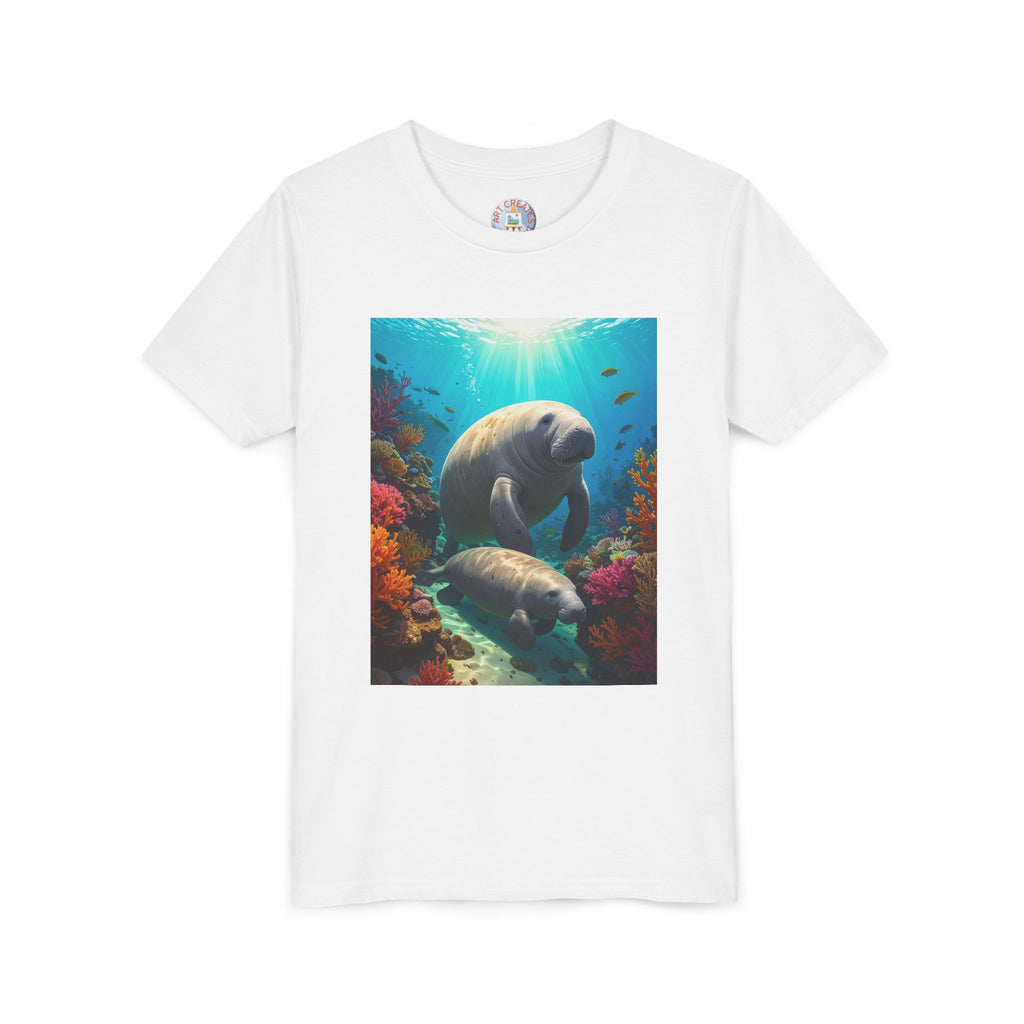 Manatee & Cub Youth Short Sleeve Tee