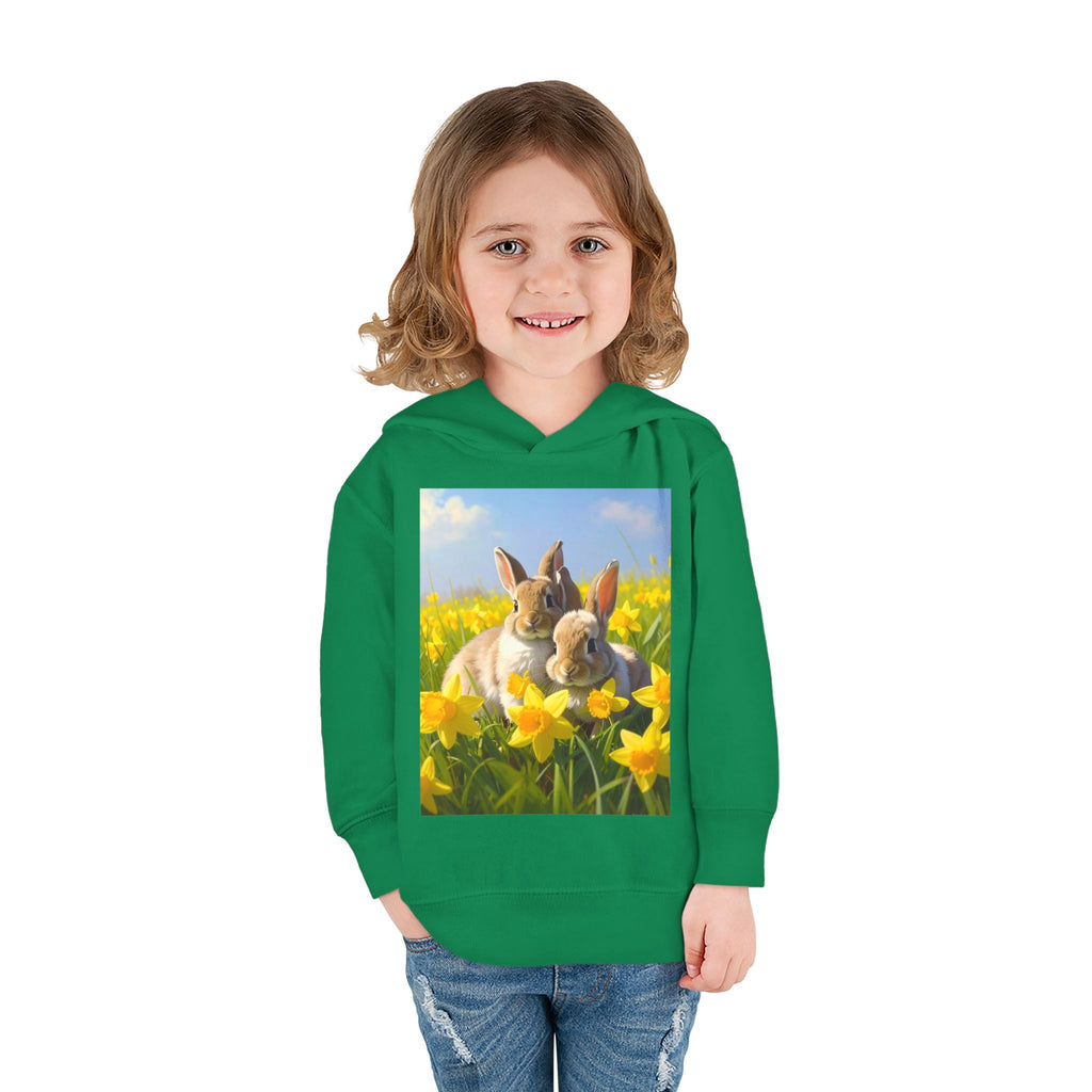Bunnies Toddler Pullover Fleece Hoodie