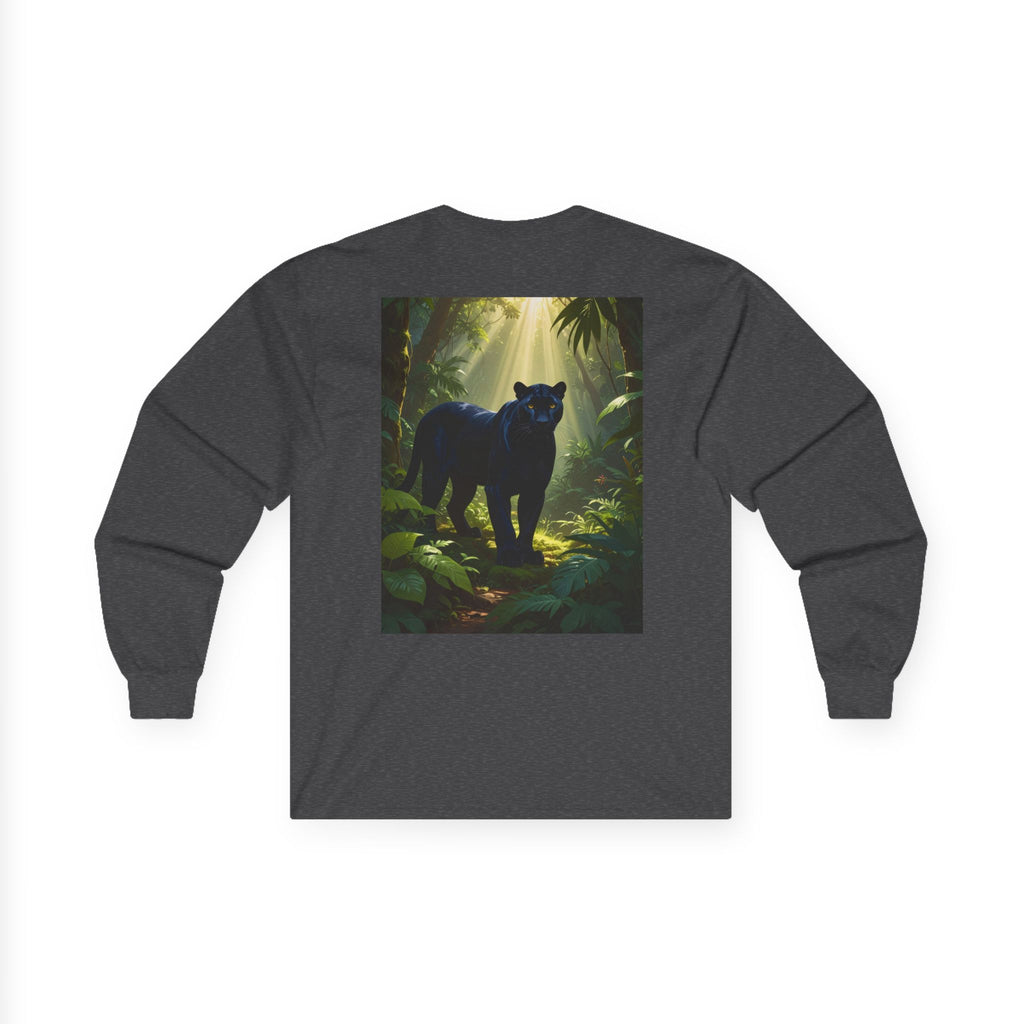Panther in Sunlit Jungle Long Sleeve Tee