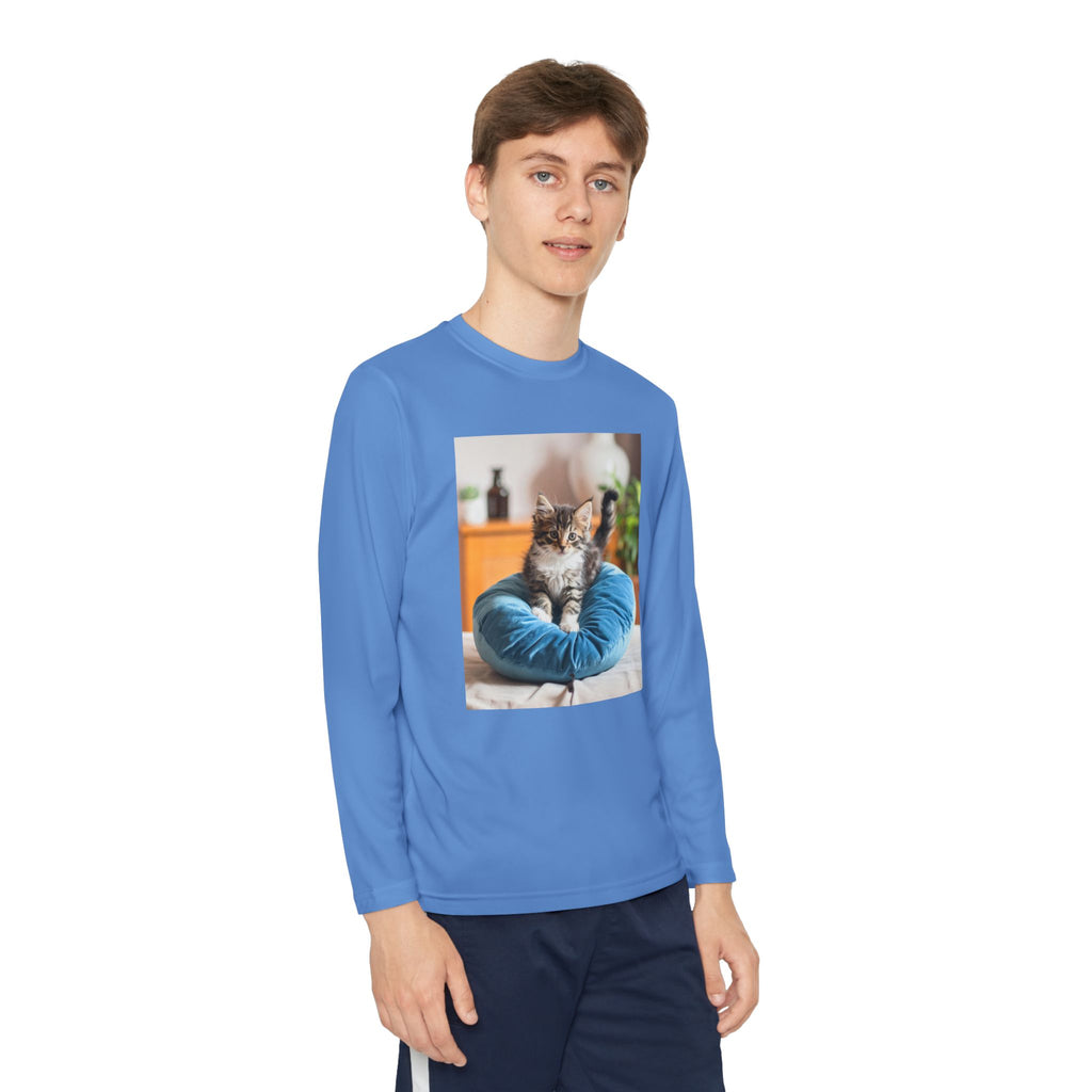 Kitten Youth Long Sleeve Competitor Tee