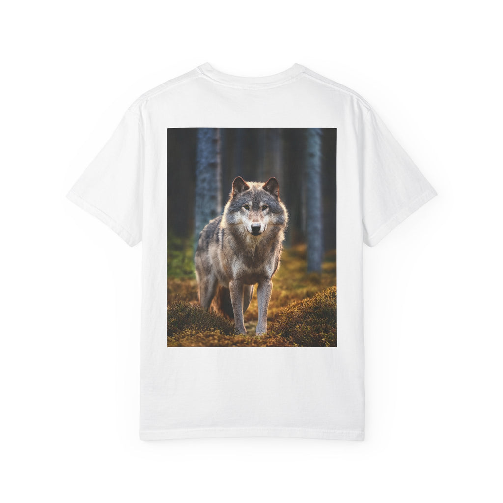 Wolf Forest T-Shirt — Majestic Wolf Photo Tee