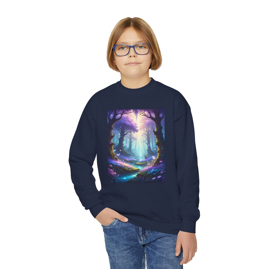 Enchanted Forest Youth Crewneck Sweatshirt