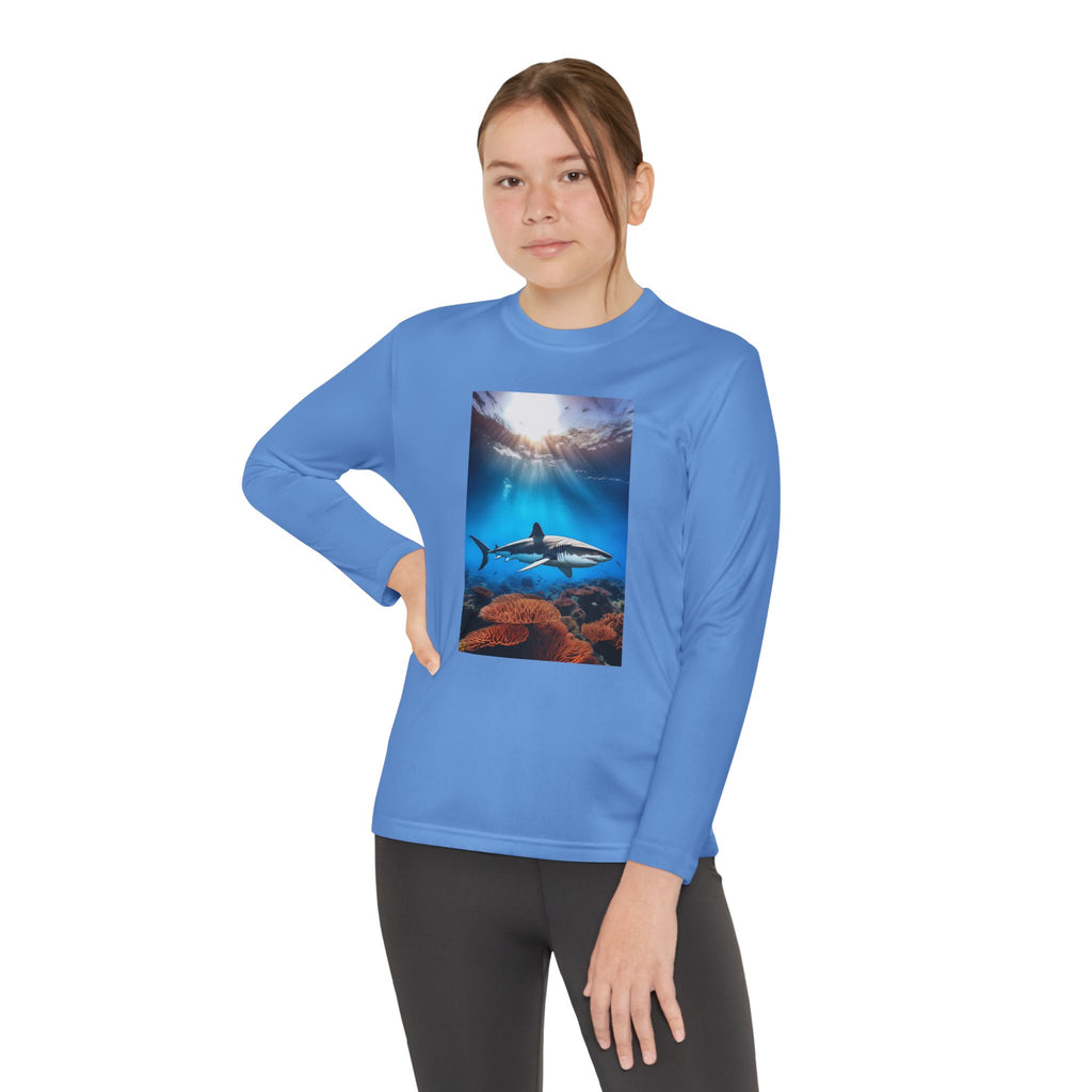 Shark Youth Long Sleeve Competitor Tee