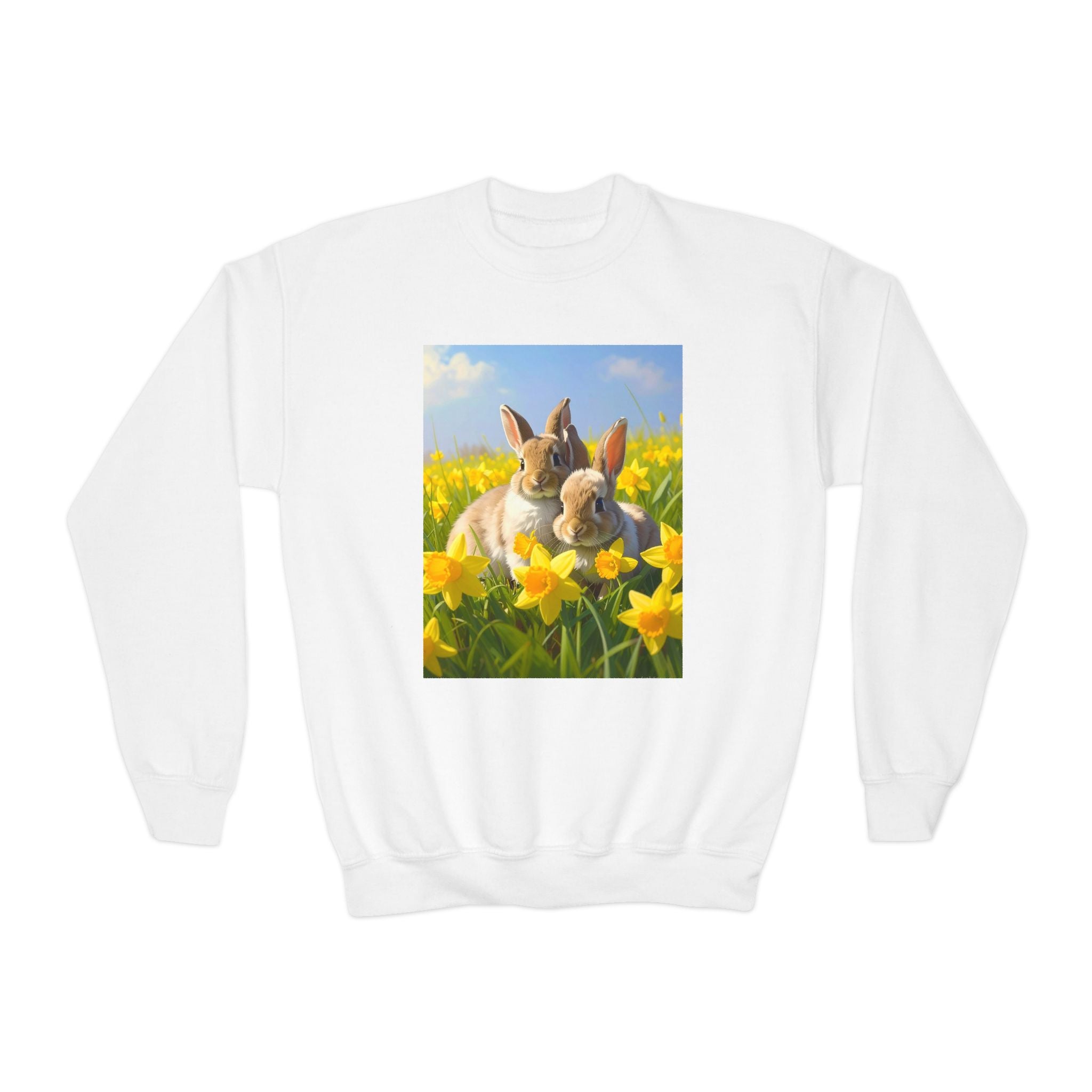 Bunnies Youth Crewneck Sweatshirt