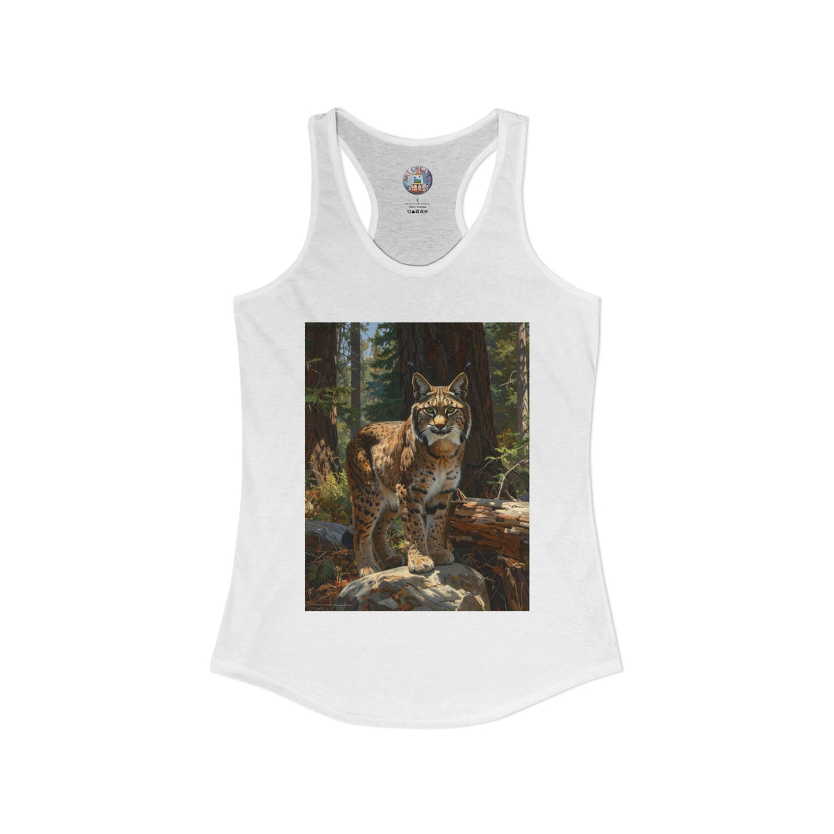 Bobcat-Women's Ideal Racerback Tank