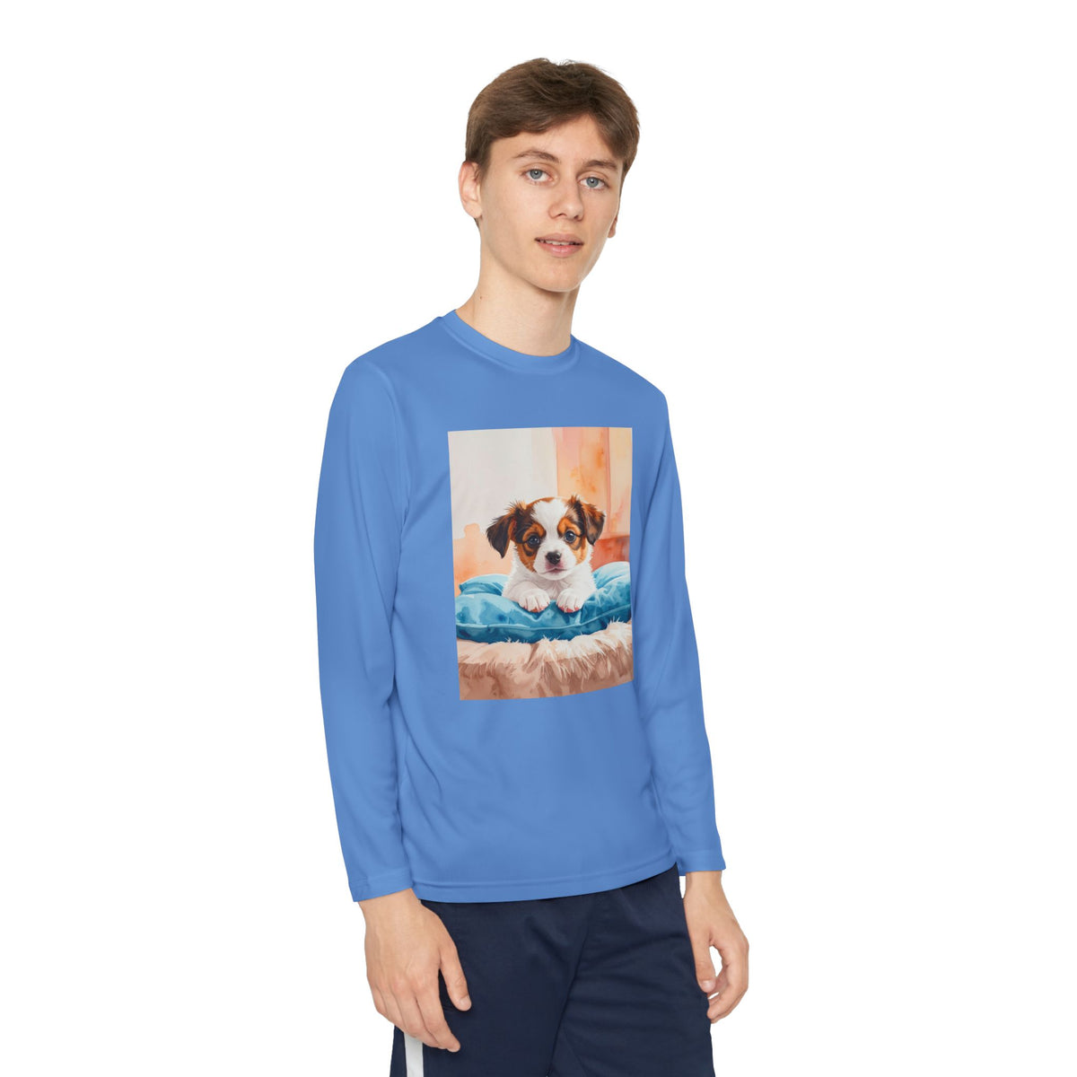Puppy Youth Long Sleeve Competitor Tee