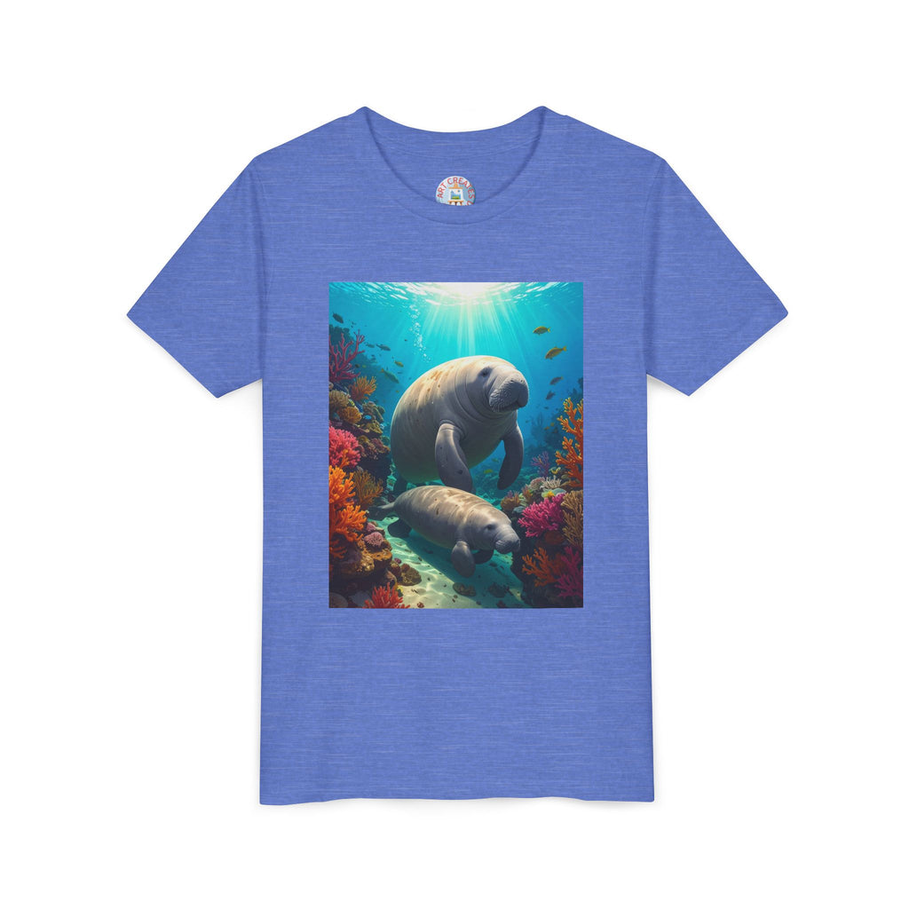 Manatee & Cub Youth Short Sleeve Tee