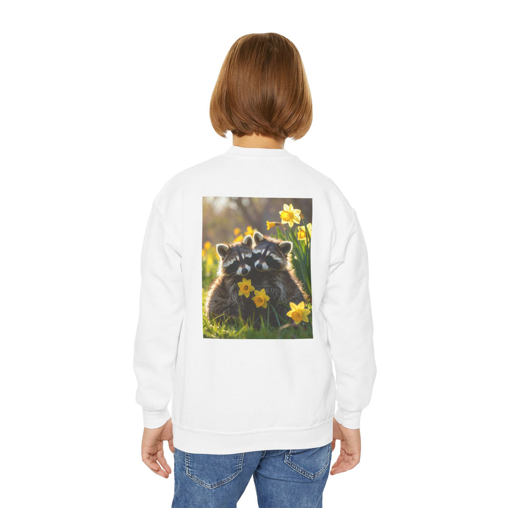 Baby Racoons Youth Crewneck Sweatshirt