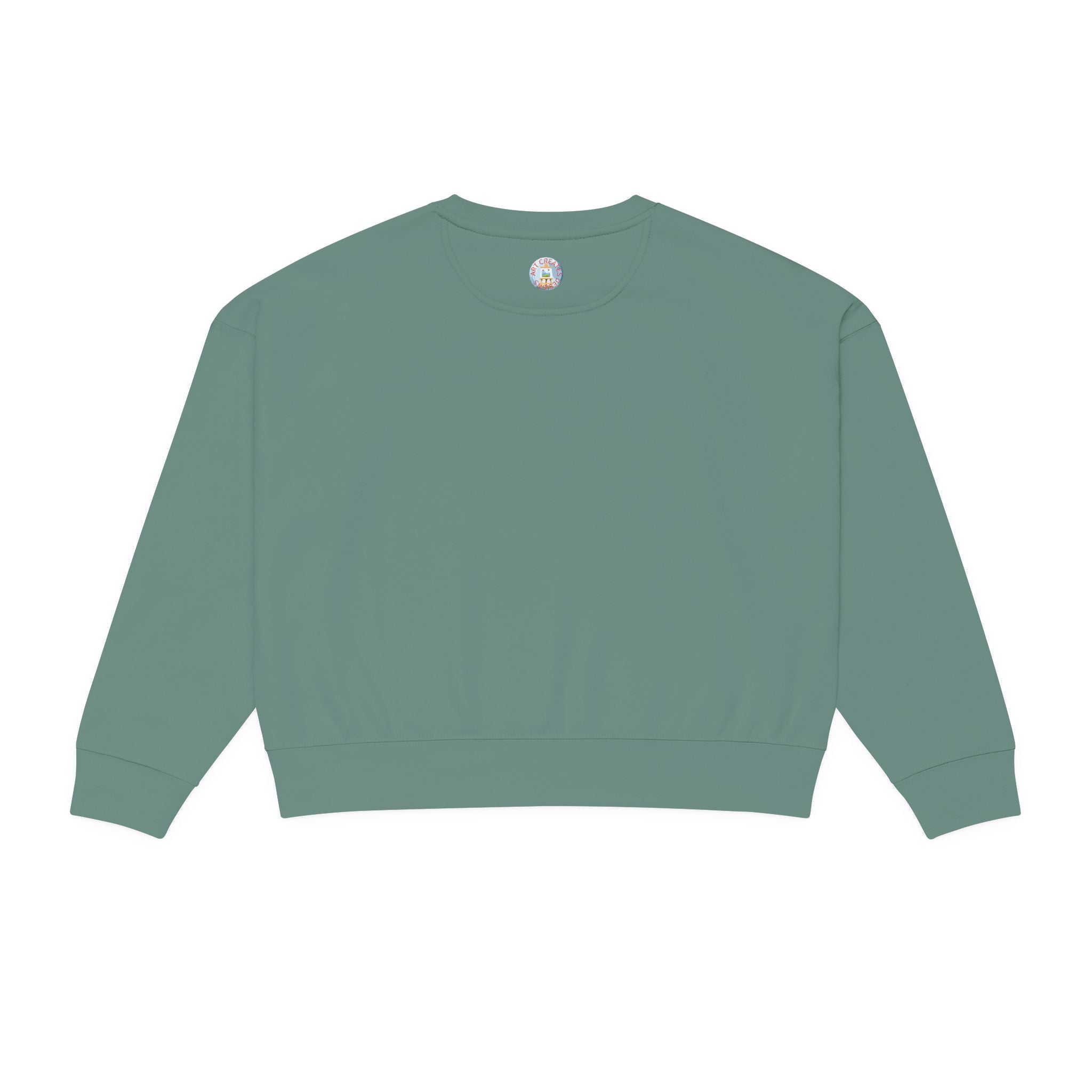 Alma Organic Crewneck Sweatshirt — Sunlit Deer Print